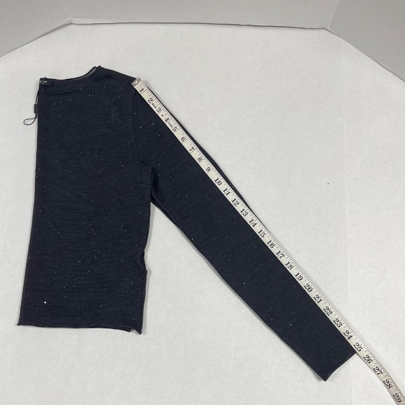 Massimo Dutti Velicine Black Lightweight Sweater - Size XS - NEW. - Picture 13 of 13